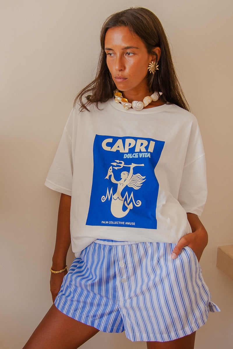 The Blues Shorts-Stripe