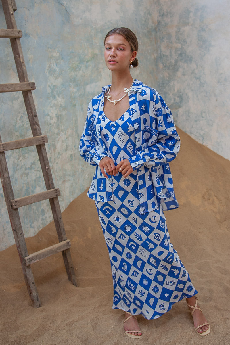 Sundance Maxi Dress - Cobalt