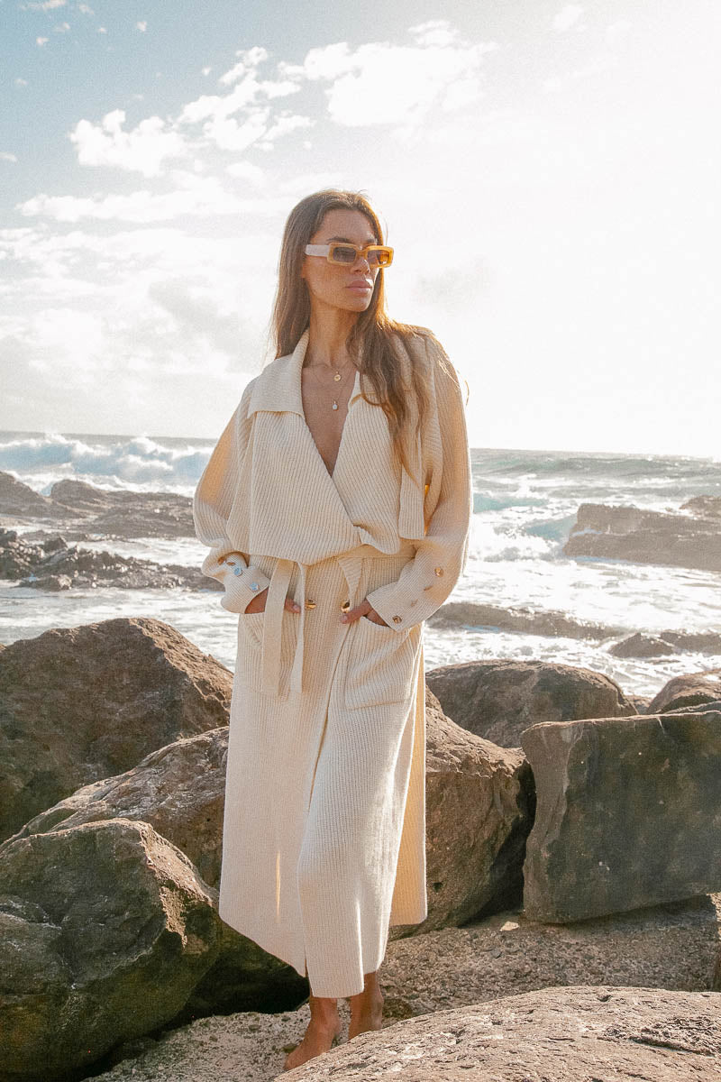 Long Knit Cardi Jacket