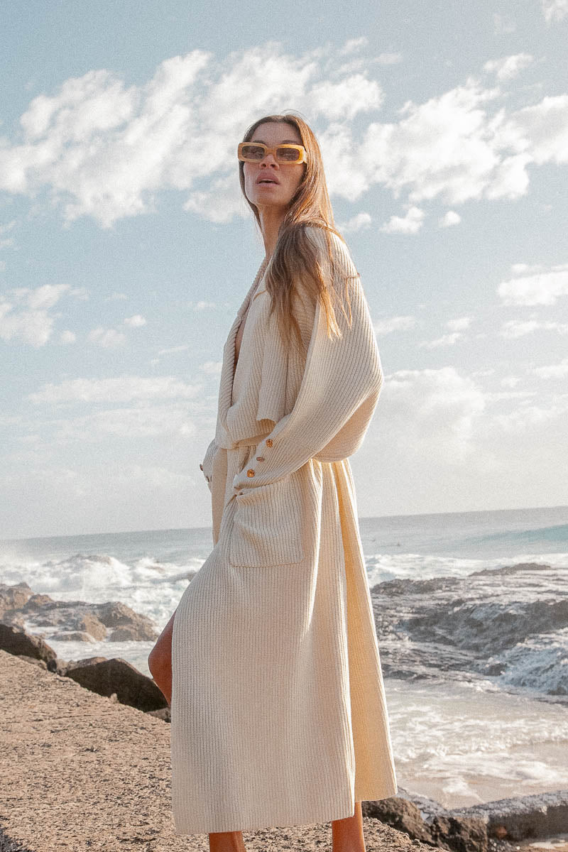 Long Knit Cardi Jacket