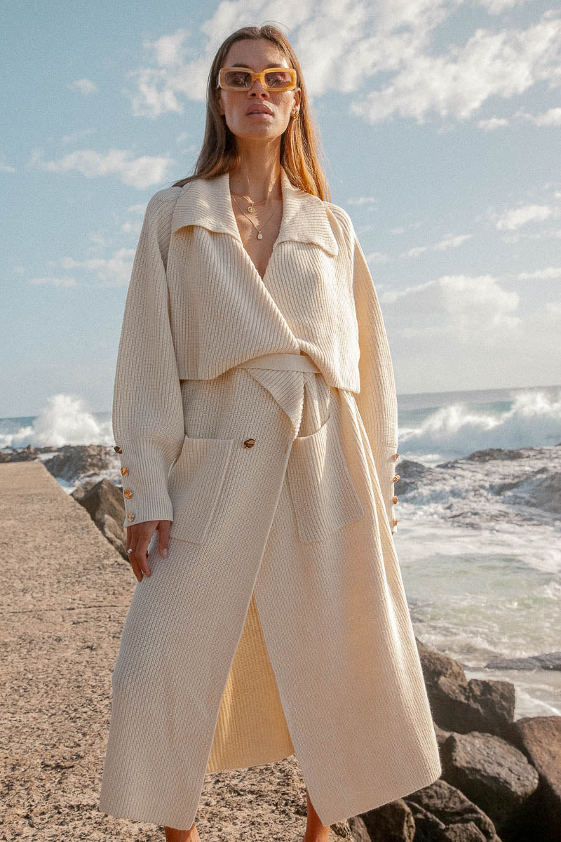 Long Knit Cardi Jacket