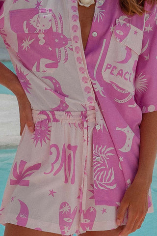 Altego Shorts pink beach shorts women's
