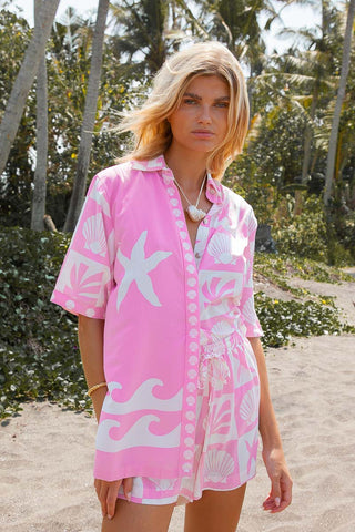 Port Villa Shirt - Pink